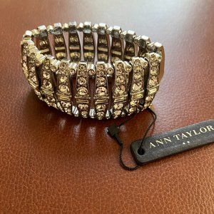Ann Taylor, Rhinestone Stretchy Statement Bracelet